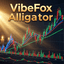 VibeFox Alligator trading robot logo