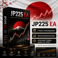 Seven Year Development JP225 Engine trading robot logo