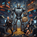 WIN Machine trading robot logo