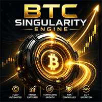 BTC Singularity Engine Conservative Strategy Tester result, 13.14% simulated ROI