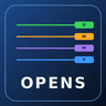 Opens