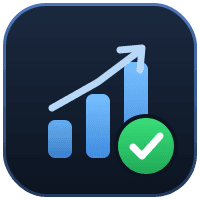Prop Firm Passing Conservative Strategy Tester result, 13.24% simulated ROI