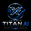 Iconic Titan AI trading robot logo