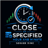 Close at specified hour and minute server time
