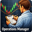 Operations Manager trading robot logo