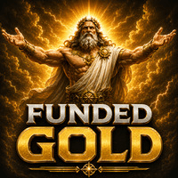 Funded Gold Conservative Strategy Tester result, 13.42% simulated ROI