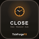 Auto Close by Time and Weekend trading robot logo