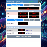 RiskCalc Panel Conservative Strategy Tester result, 13.6% simulated ROI