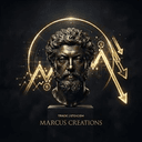 Marcus Creations trading robot logo