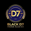 Black D 7 trading robot logo