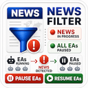 News Filter for EAs MT4 trading robot logo