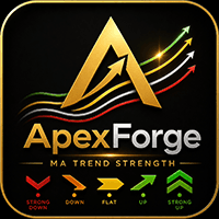 ApexForge MA Radar trading robot logo