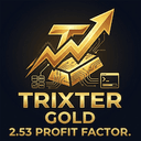 Trixter gold trading robot logo