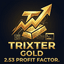 Trixter gold trading robot logo