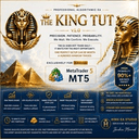The king tut trading robot logo