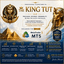 The king tut trading robot logo