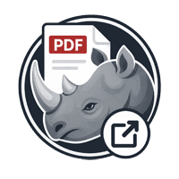 Rhino PDF Trade Report MT4 trading robot logo