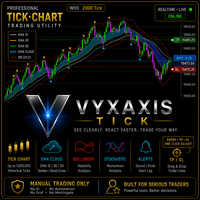 Vyxaxis Tick Conservative Strategy Tester result, 14.15% simulated ROI