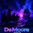 De Moore trading robot logo