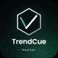 TrendCue Vector trading robot logo