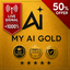 My AI Gold trading robot logo
