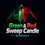 Green Red Sweep Candle trading robot logo