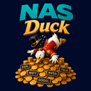 NASDuck trading robot logo