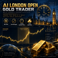 AI London Open Gold Trader Conservative Strategy Tester result, 15.37% simulated ROI