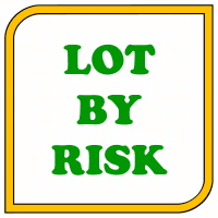 Lot by Risk trading robot logo