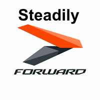 Steadily forward trading robot logo
