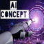 AI Concept trading robot logo