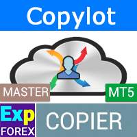 Exp5 COPYLOT MASTER for MT5 Conservative Strategy Tester result, 5.86% simulated ROI