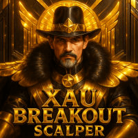XAU Breakout Scalper MT5 Conservative Strategy Tester result, 5.76% simulated ROI