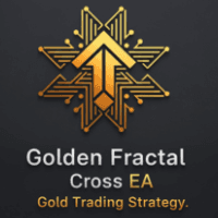 Golden Fractal Cross EA trading robot logo