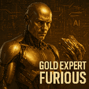 Gold Extreme Furious trading robot logo