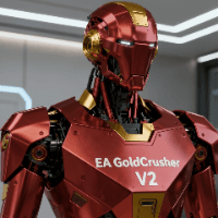 GoldCrusher V2 Conservative Strategy Tester result, 8.62% simulated ROI