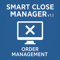 Smart Close Manager v1 Conservative Strategy Tester result, 8.73% simulated ROI