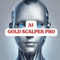 Ai Gold Scalper Pro Conservative Strategy Tester result, 8.75% simulated ROI