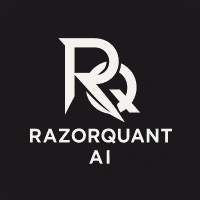 RazorQuant AI trading robot logo