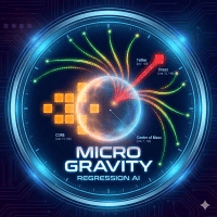 Micro gravity regression AIselfregulation system trading robot logo