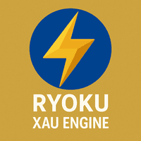 Ryoku XAU Engine Conservative Strategy Tester result, 8.98% simulated ROI