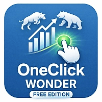 OneClick Wonder light trading robot logo