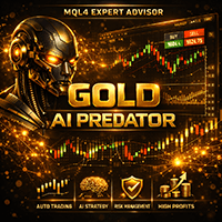 Gold ai predator trading robot logo
