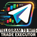 Execute trades from telegram signals trading robot logo