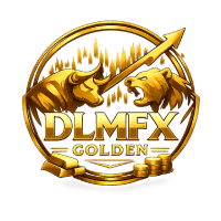 DLMFX Golden trading robot logo