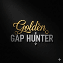 Golden Gap Hunter trading robot logo