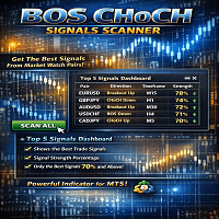 Bos Choch Signal Scanner Conservative Strategy Tester result, 9.46% simulated ROI