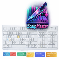 Keyboard ScalpMaster Pro trading robot logo