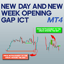 New Day and New Week Opening Gap ICT Indicator MT4 trading robot logo
