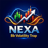 NEXA Bb Volatility Trap Conservative Strategy Tester result, 9.6% simulated ROI